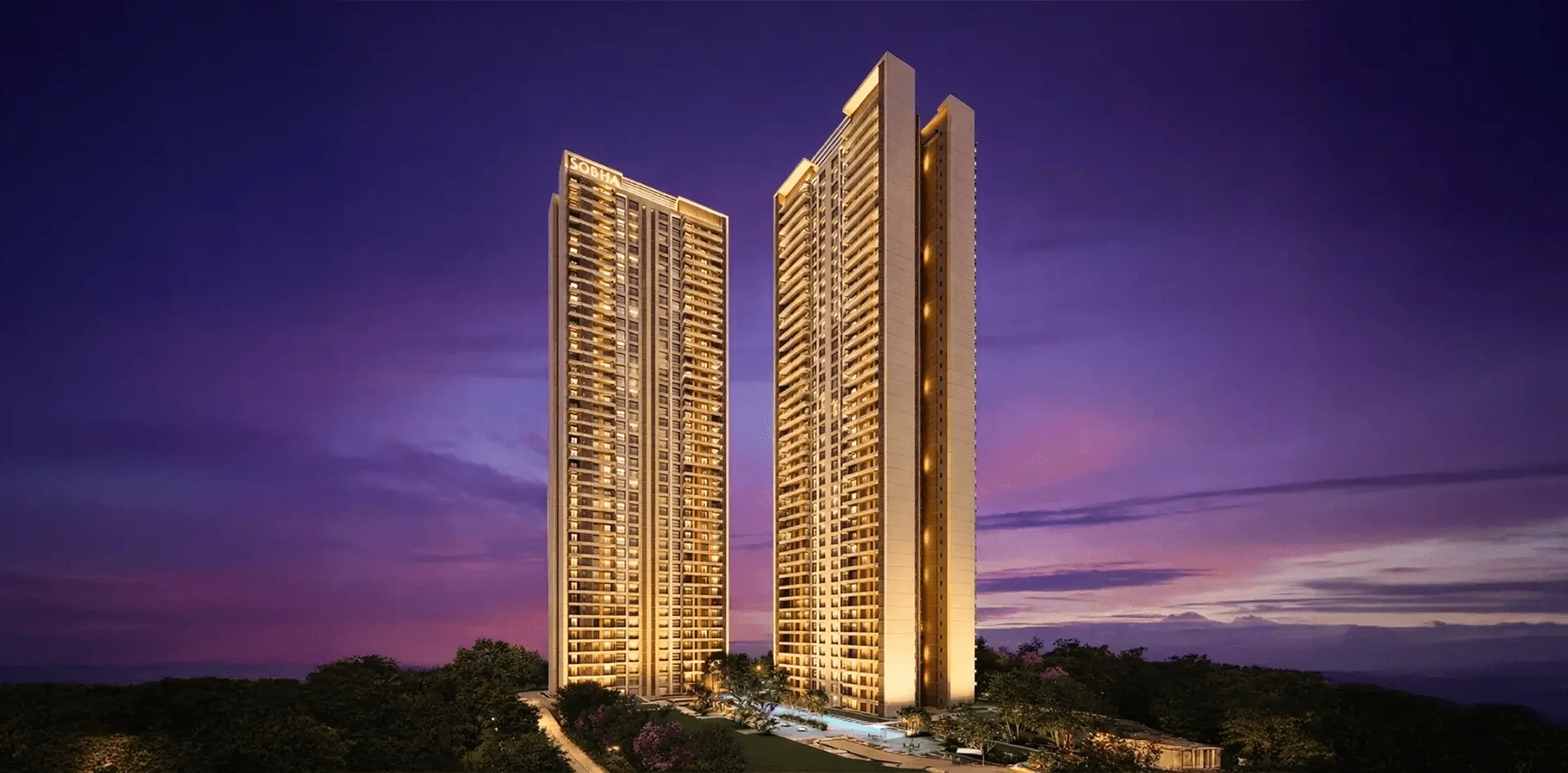 Sobha Crescent — luxury residential project in Sector 63A, Golf Course Extension Road, Gurgaon